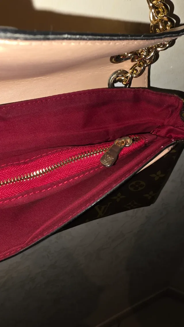 Borsa Louis Vuitton marrone e rosa