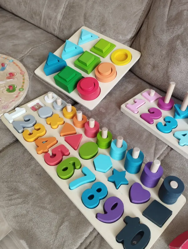 Juguetes de madera educativos