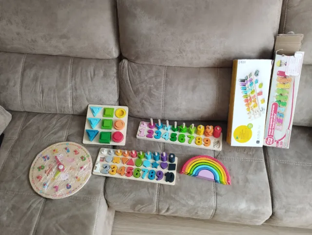 Juguetes de madera educativos