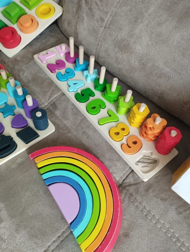 Juguetes de madera educativos