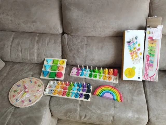 Juguetes de madera educativos