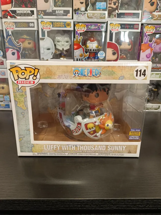 Funko Pop Luffy with thousand Sunny 114 