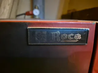 Caldera Pellet Roca Roja y Negra