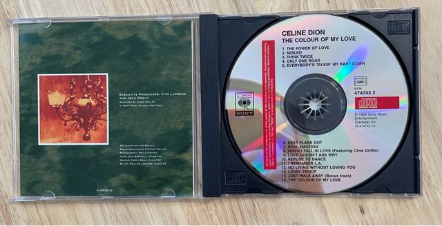 CD Celine Dion - The Colour of My Love