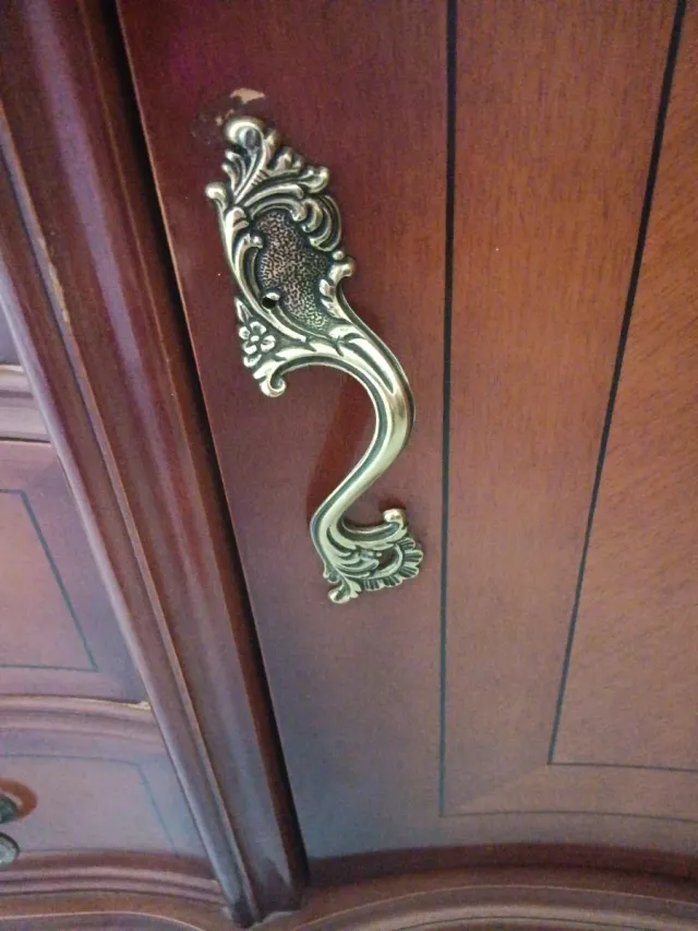 Mueble madera y mármol 130x80cm