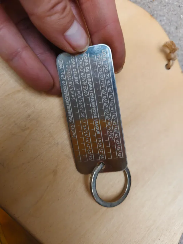 Llavero Real Madrid Conmemorativo