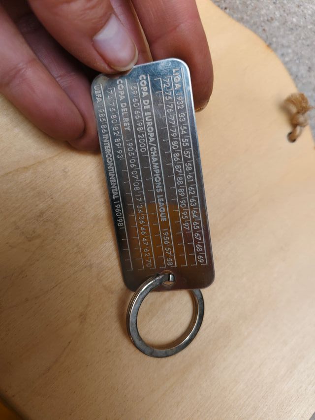 Llavero Real Madrid Conmemorativo