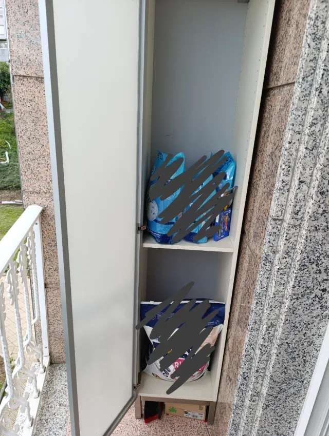 Armario exterior/interior metal y cristal