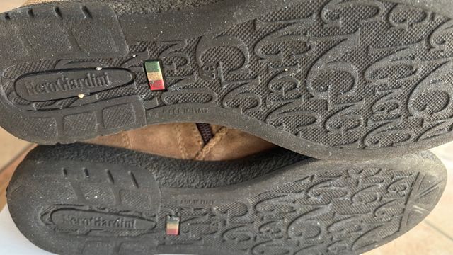 Stivali Nero Giardini donna pelliccia beige/marron