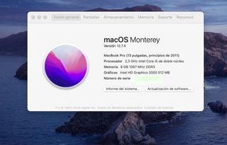 MacBook Pro A1278 Plata