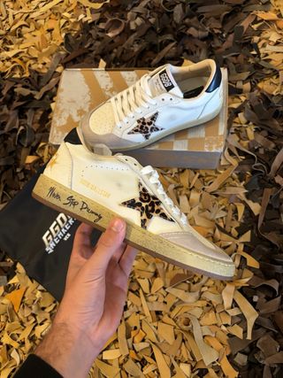 Golden Goose Ballstar Beige/Bianco
