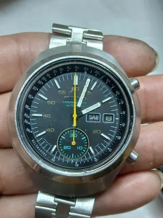 Reloj Seiko Cronógrafo Automático Vintage Caballer