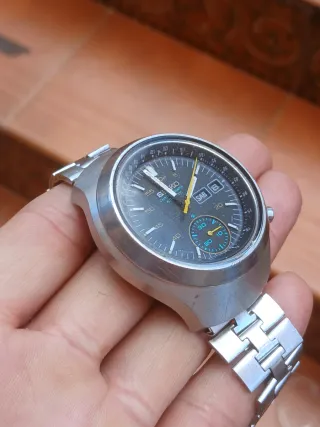 Reloj Seiko Cronógrafo Automático Vintage Caballer
