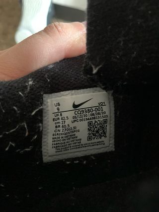 Zapatillas Nike LeBron Witness V Oreo Talla 42.5