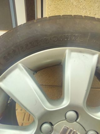 4 Llantas de aluminio 16 pulgadas