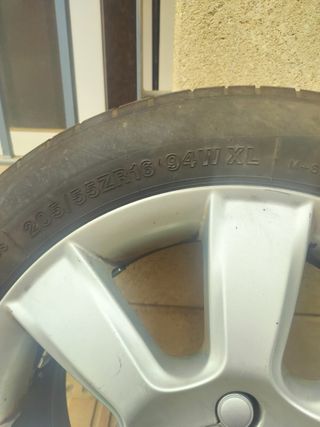 4 Llantas de aluminio 16 pulgadas