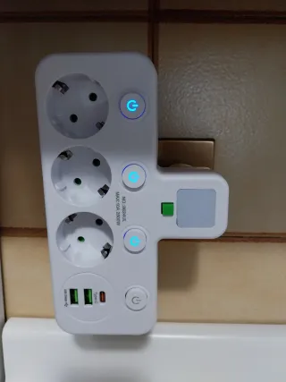 Multipresa 3 prese + 2 USB + 1 Type-C