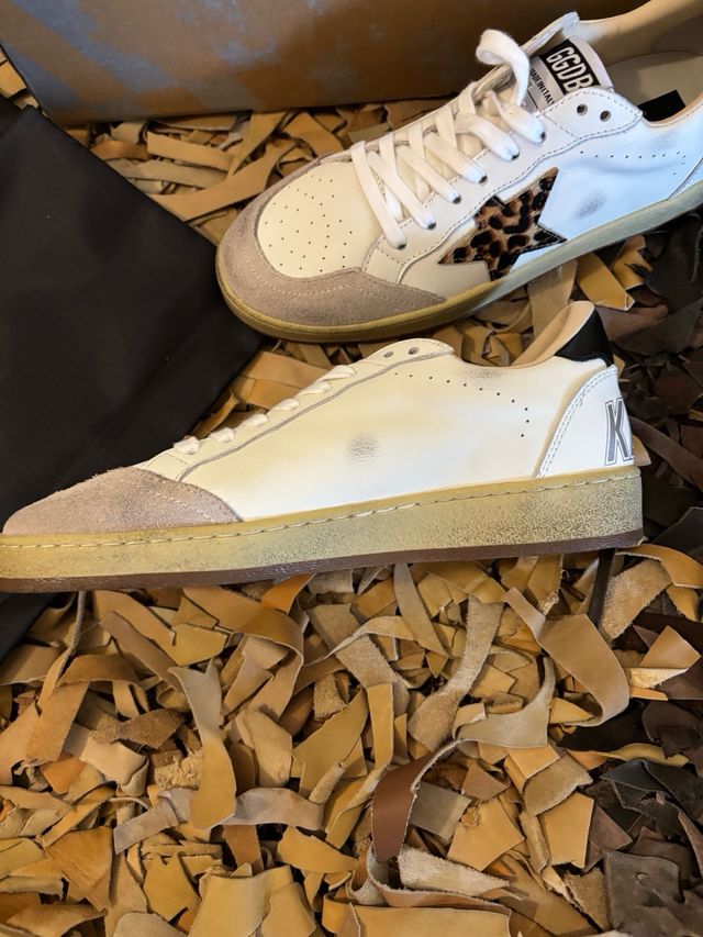 Golden Goose Ballstar Beige/Bianco