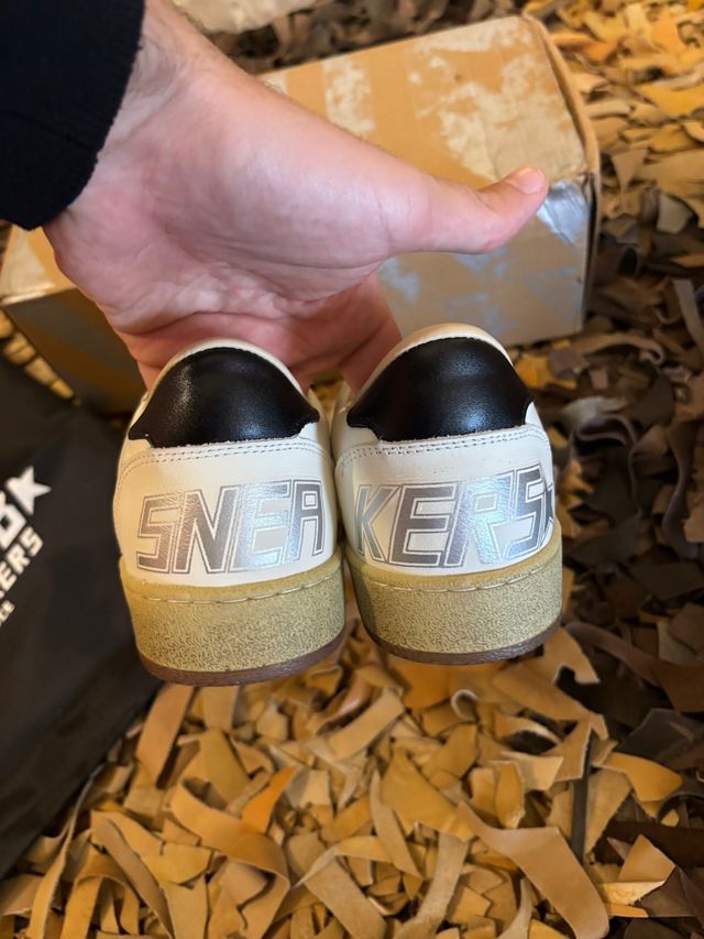 Golden Goose Ballstar Beige/Bianco