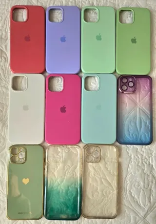 Confezione da 11 custodie per iPhone 12 Pro Max