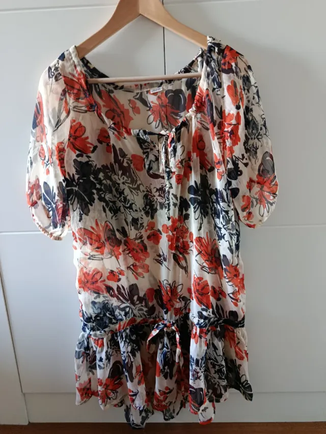 Vestido estampado Rayon