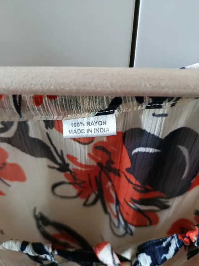 Vestido estampado Rayon