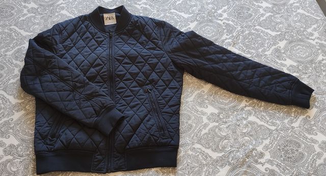 Chaqueta acolchada Zara azul hombre