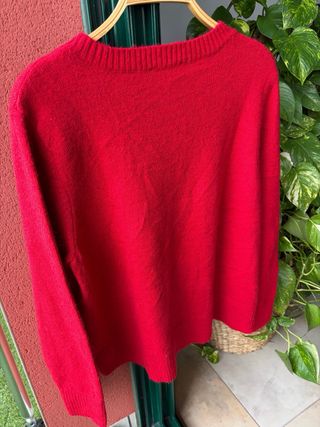 Jersey rojo de punto -L- Sin estrenar
