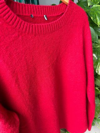 Jersey rojo de punto -L- Sin estrenar