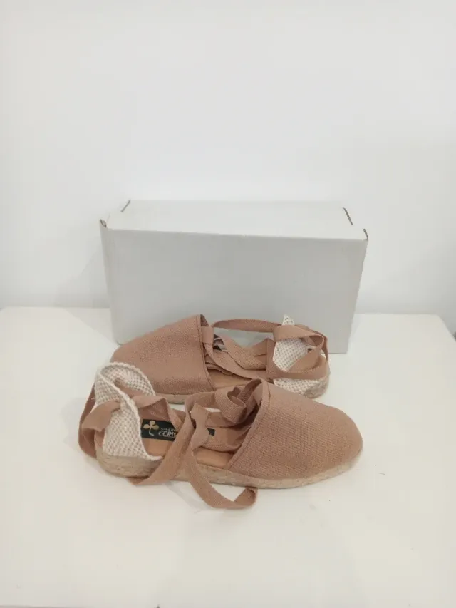 Alpargatas Valencianas Camel Talla 33