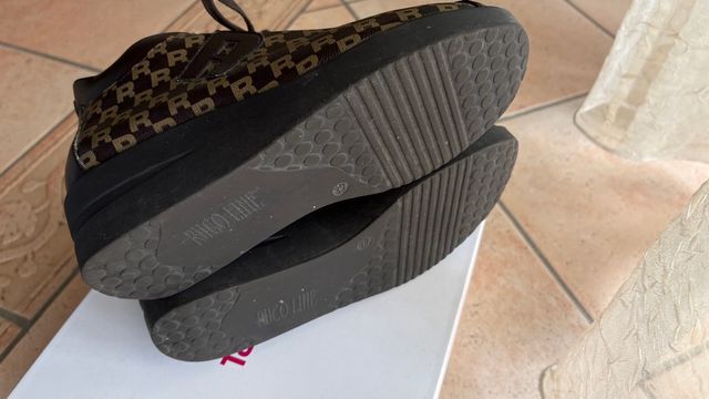 Sneakers Rucoline donna marrone con logo