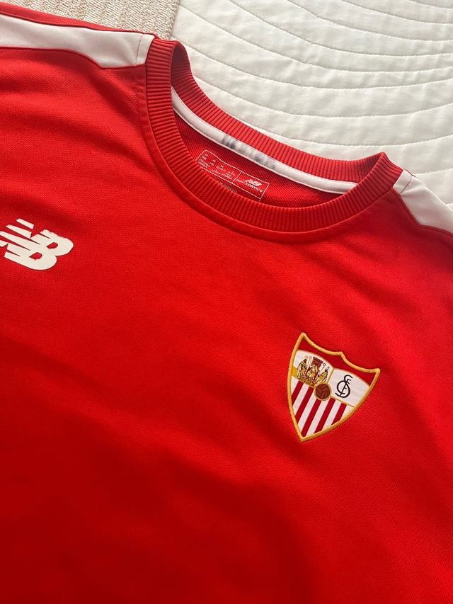 Sudadera Sevilla FC New Balance Roja