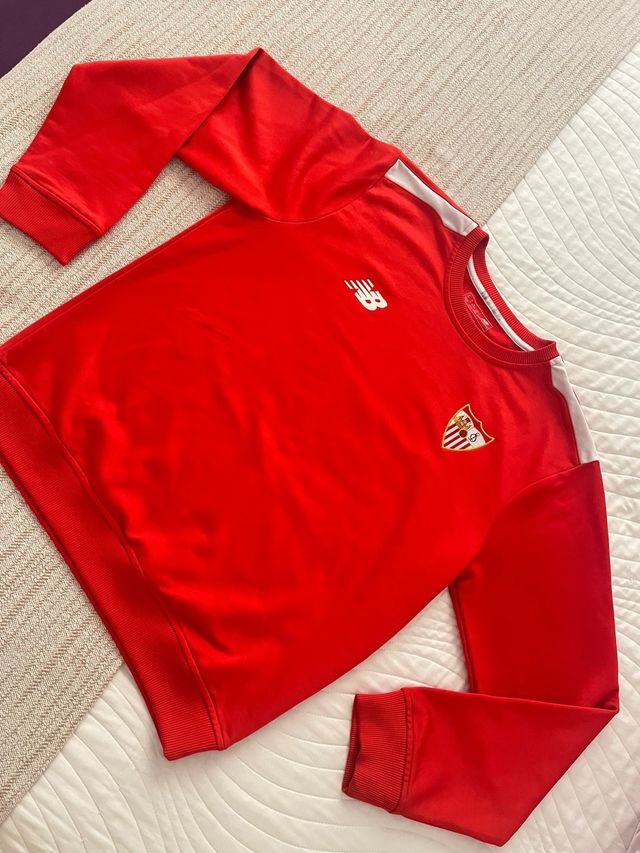 Sudadera Sevilla FC New Balance Roja