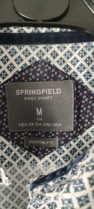 Camisa hombre algodón manga larga