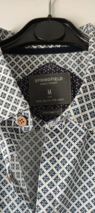 Camisa hombre algodón manga larga