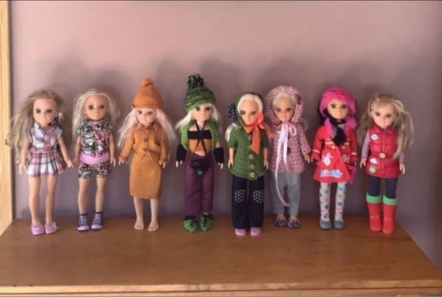 Lote Muñecas Nancy algunas ropa a mano