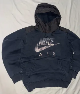 Sudadera Hoodie Classic Retro Nike AIR NegroAzul M