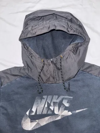 Sudadera Hoodie Classic Retro Nike AIR NegroAzul M