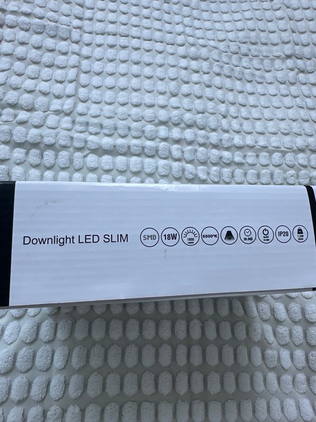 4 Focos LED Empotrables 18W 6500K