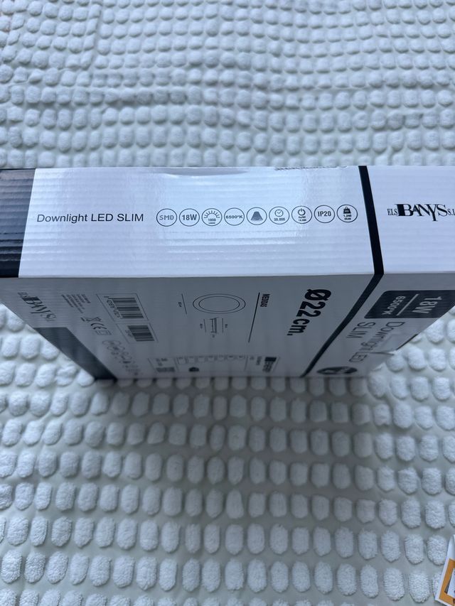 4 Focos LED Empotrables 18W 6500K