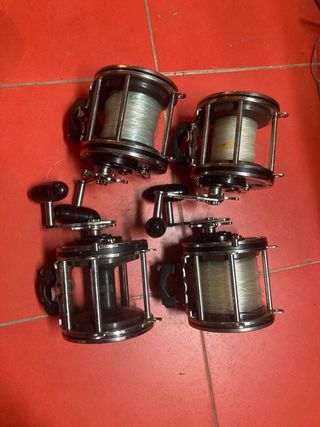 4 Carretes Pesca Penn Senator 9/0