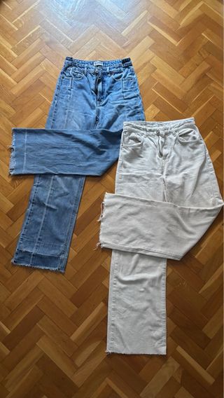 Pantalones vaqueros y de pana