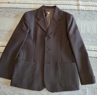 Traje completo de comunión para niño azul marino