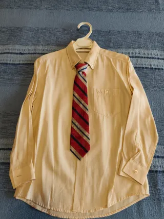 Traje completo de comunión para niño azul marino