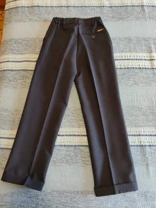 Traje completo de comunión para niño azul marino