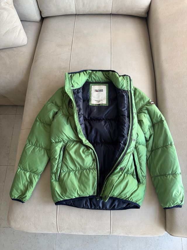 Abrigo acolchado verde Tommy Hilfiger