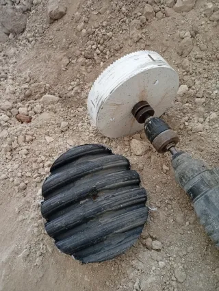Taladros  hormigón  agujeros  forjados, perforacio