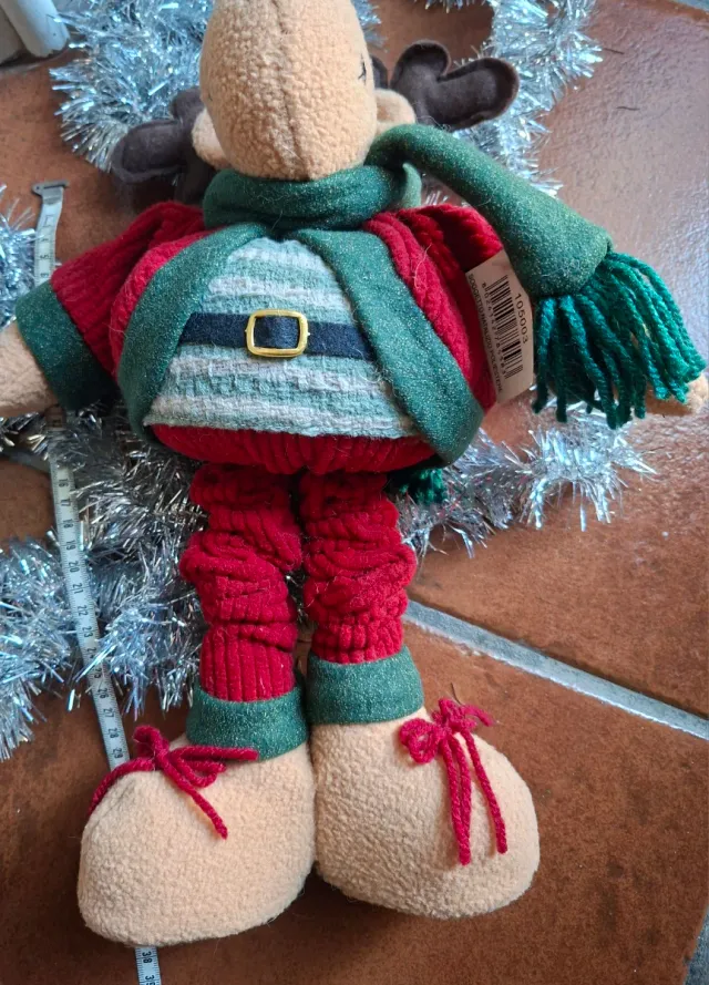 Renna decorativa natalizia