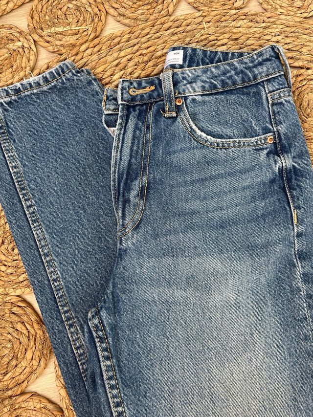 Pantalón vaquero Bershka azul