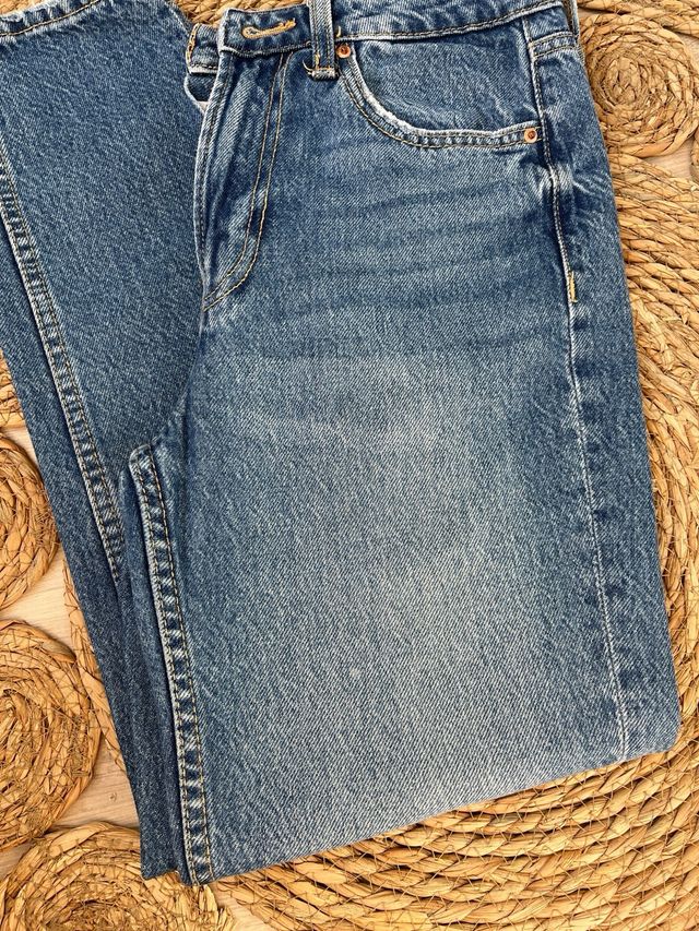 Pantalón vaquero Bershka azul